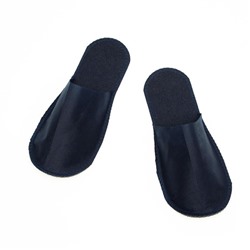 Тапочки одноразовые Стандарт синие, с закрытым мысом