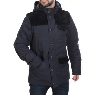 J830111 DEEP BLUE  Куртка-жилет мужская зимняя NEW B BEK (100 гр. синтепон и искусственный мех)