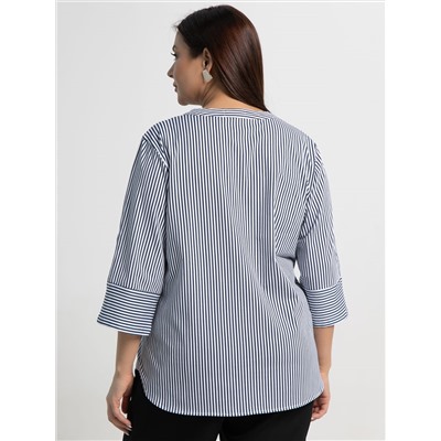 Блуза Азалия (белая/полоска) Б15363-20М