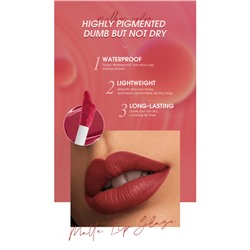 Матовый тинт для губ O.TWO.O High Energy № 8 5 g