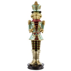 GAEM Фигурка декоративная "Солдатик-лягушонок", L9,5 W9,5 H37,5 см