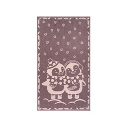 Полотенце махровое 6с103.412ж1 Пингвики(т.с.мальв1) м50х90см