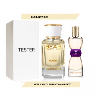 Tester Beas W521 Yves Saint Laurent Manifesto Women edp 25 ml, Парфюм женский Beas W521 создан по мотивам аромата Yves Saint Laurent Manifesto