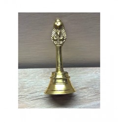 Колокол для Пуджи из Латуни с Ручкой в виде Гаруды, Brass Puja Bell (Ghanti) - Garuda, произв. Kalyan Puja