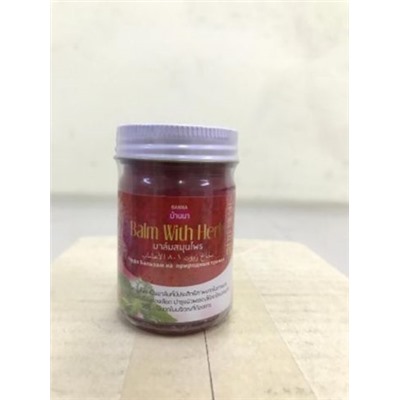 Тайский красный бальзам с травами,Banna Банна 50 gr.