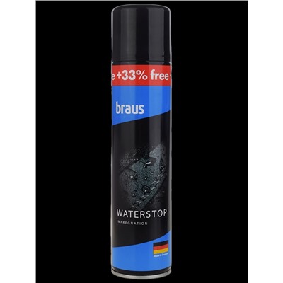 BRAUS Пропитка водоотталкивающая WATERSTOP 400 мл