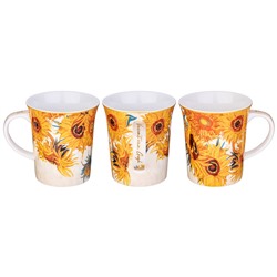 КРУЖКА LEFARD "ПОДСОЛНУХИ" (В. ВАН ГОГ) 420 МЛ (КОР=36ШТ.)