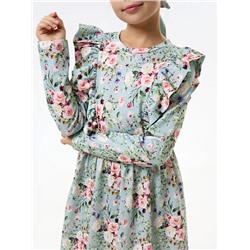 Детское платье "Красотка" / Цветы на ментоле