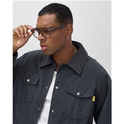 Спортивный костюм мужской весна-лето темно-серого цвета 55040TC