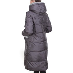 2115 DARK GRAY Пальто зимнее женское MELISACITI (200 гр. холлофайбера)