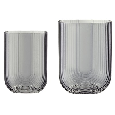 Ваза Florenty, 23,5 см, серая