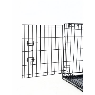 Клетка для собак №4 с поддоном, складная, 94 х 64 х 72 см