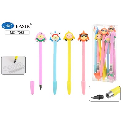 Вечный карандаш "ЧУДИКИ" прорезиненный наконечник ассорти МС-7082/12/Китай