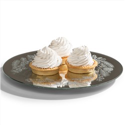 ТОРТОВНИЦА ВРАЩАЮЩАЯСЯ "SILVER MIRROR" 30 СМ