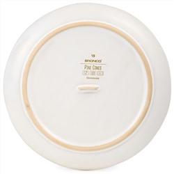 НАБОР ТАРЕЛОК ЗАКУСОЧНЫХ КОЛЛЕКЦИЯ "PINE CONES", 2 ШТ. / 20,7*2,5 СМ