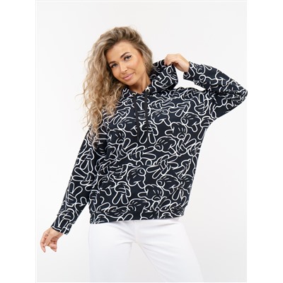 932 Худи Микки чёрный Свт