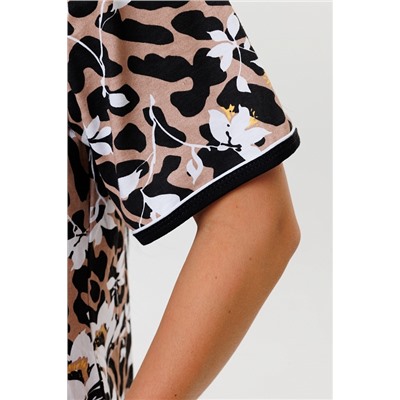 Женский халат 2177 / Коричневый