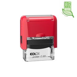 Оснастка для штампа автоматическая COLOP Printer Сompact 20, 38×14 мм, корпус красный
