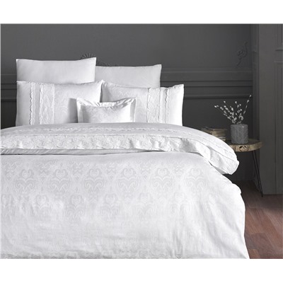 Сатиновое Постельное белье Евро 2 сп. V.I.P Moonlıght SATIN First Choice