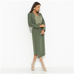 Платье с подплечниками, Простая магия элегантности (с поясом)