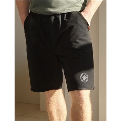 Шорты из тонкого футера с эластаном