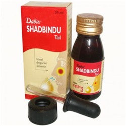 Шадбинду масло / Shadbindu oil (Dabur) капли в нос, 25 мл