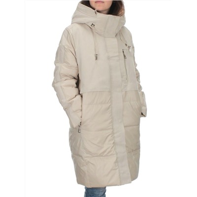 C223 LT. BEIGE Куртка зимняя женская (200 гр. холлофайбера)