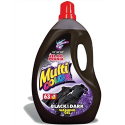 Гель для стирки MultiCOLOR CLOVIN BLACK &amp; DARK для чёрных и тёмных тканей 2,2 л, (63 стирки) 777046