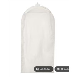 RENSHACKA Kleiderschutzhülle, transparent weiß
