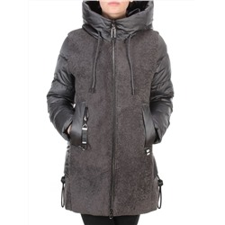 D6816 DARK GRAY Куртка зимняя женская  KARERSITER (200 гр. холлофайбера)