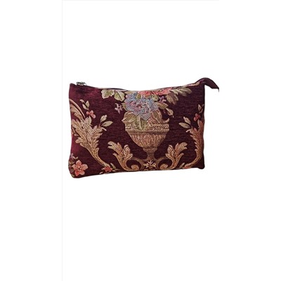 1045 Косметичка Королевская роскошь Бордо 25х16х6 см 2520259