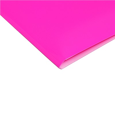 Папка на резинке А4, 500 мкм, Calligrata Neon, корешок 30 мм, неоновая, розовая