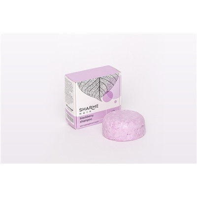 НАТУРАЛЬНЫЙ ТВЕРДЫЙ ШАМПУНЬ SHARME HAIR BLACKBERRY (ЕЖЕВИКА)
