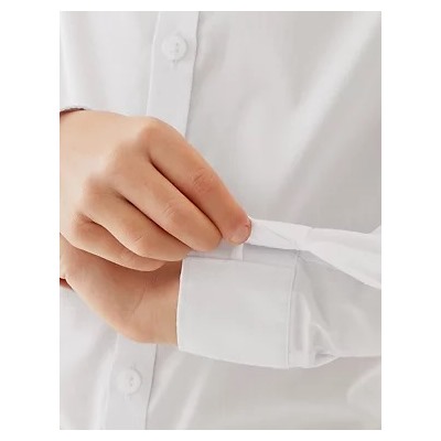 Boys' 2pk Slim Fit Stretch School Shirts (2-16 Yrs)