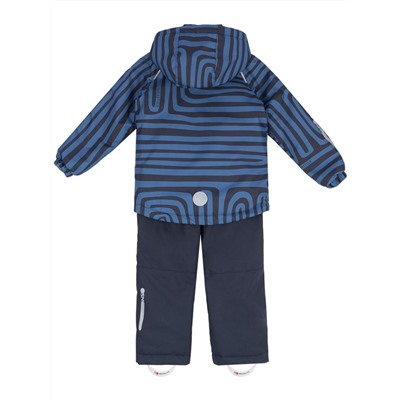 Комплект утепленный для мальчика NIKASTYLE 7м1124 джинс графит
