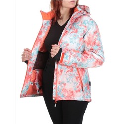 W1605-2 PINK PRINT Куртка горнолыжная женская ERUITOR (100 гр. холлофайбера)