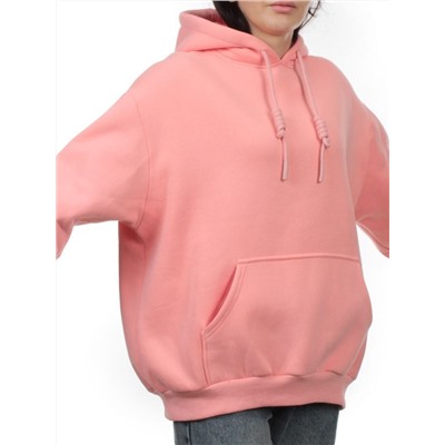 2214 PINK Толстовка женская (85% хлопок, 10% полиэстер, 5% спандекс)