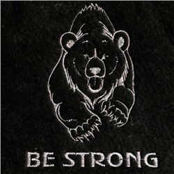 Шапка для бани и сауны Be strong, войлок, «Добропаровъ»