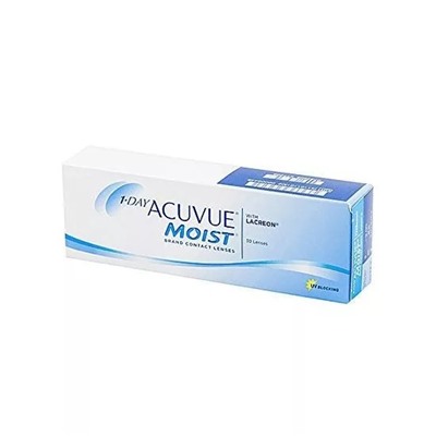 Набор ежедневных одноразовых контактных линз -2.00 (30 шт), 1-DAY MOIST Disposable Contact Lenses -2.00 Set of 30, произв. ACUVUE