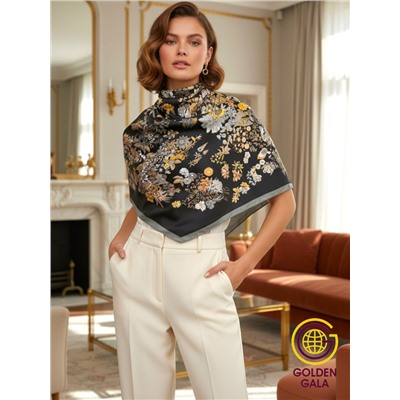 Платок шелковый большой "Парижанка" Арт 2428/41