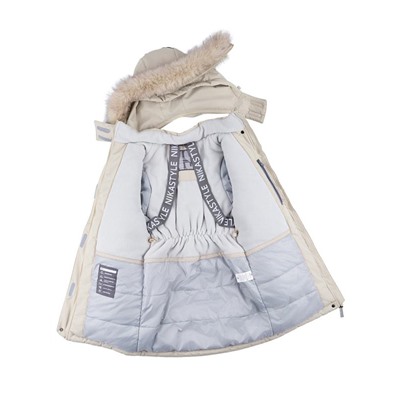 Парка зимняя для девочки NIKASTYLE 5з4024 Беж
