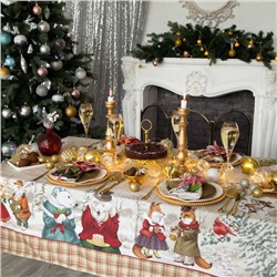 Скатерть новогодняя "Этель" "Winter holidays"150х110см +/-3см с ГМВО, хл100%