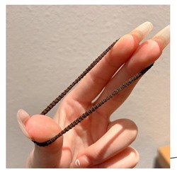 Набор резиночек для волос 100 шт. в косметичке с Ромашкой, диаметр 2 см. ЧЕРНЫЕ+КОРИЧНЕВЫЕ