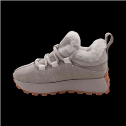 Ботинки на меху ZP-54 серые