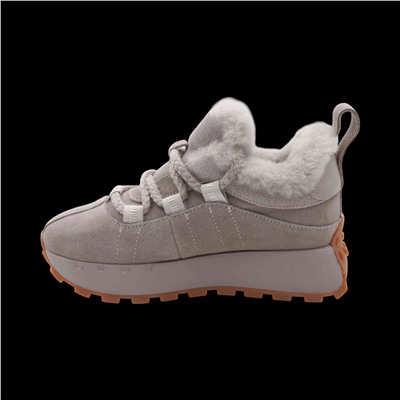 Ботинки на меху ZP-54 серые