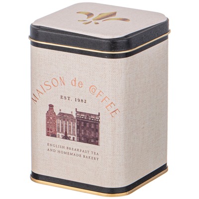 НАБОР ЕМКОСТЕЙ ДЛЯ ХРАНЕНИЯ "ENGLISH BREAKFAST" ИЗ 3-Х ШТУК, 9Х9Х12,5 СМ, 1Л