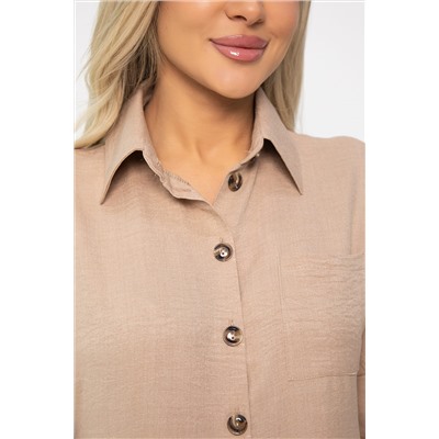 Платье Фруктовый коктейль (бежевое) П13656-18М