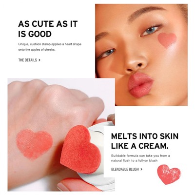Румяна O.TWO.O Eternal Heart Cushion Blusher № CB03 6 ml