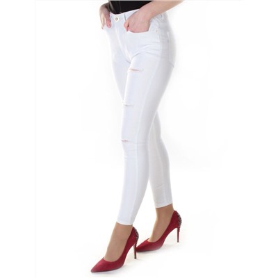 201 WHITE Джинсы-скинни женские Qj and jeans