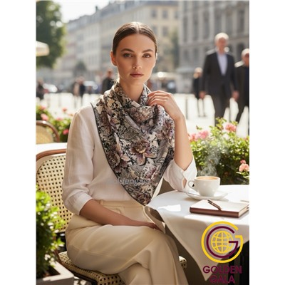 Косынка теплая на флисовой подкладке Арт 9076/15